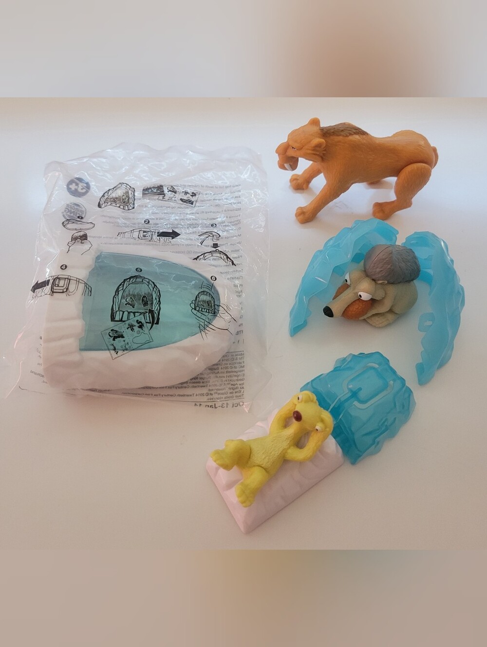 4 Ice Age 2014 Burger King Toys